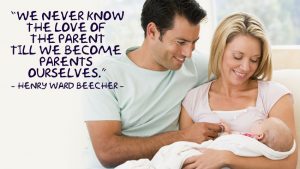 We never know the love of the