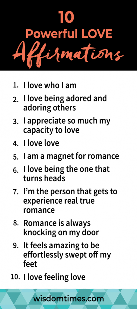10 Powerful LOVE Affirmations
