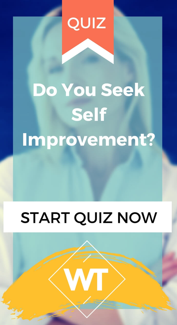 Do You Seek Self Improvement?