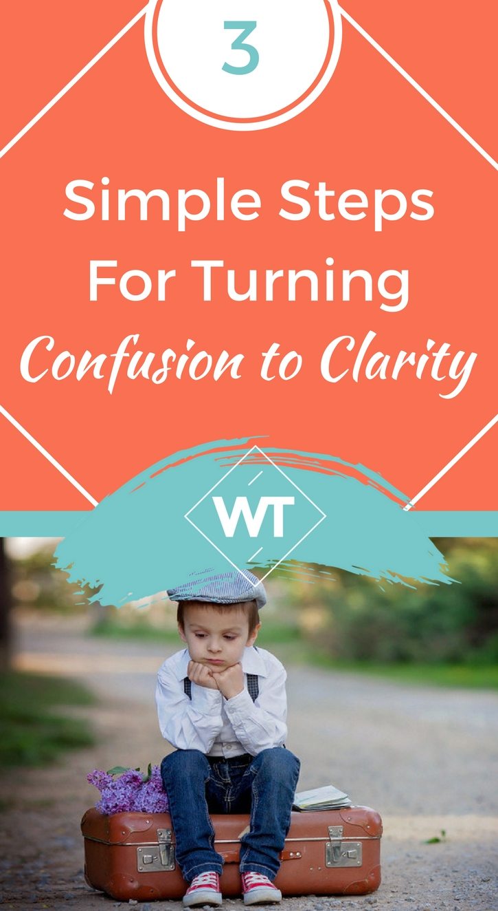 3 Simple Steps For Turning Confusion to Clarity