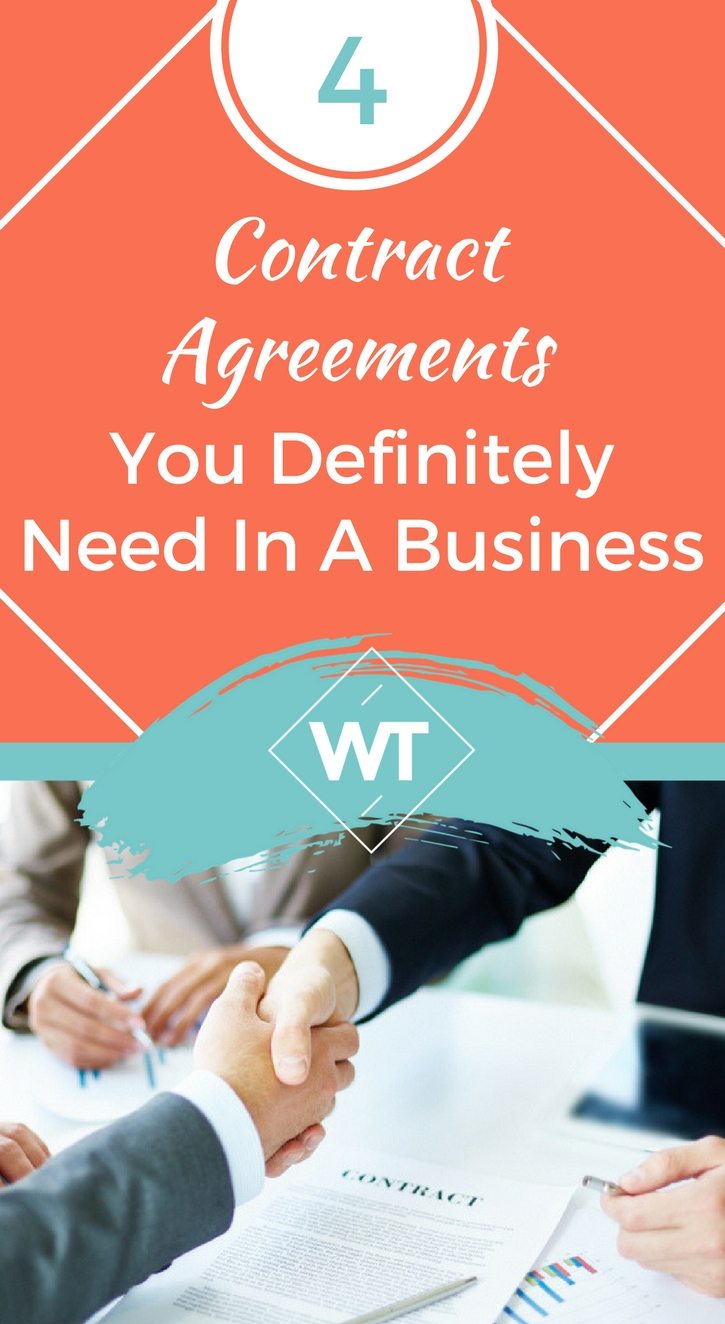 4 Contract Agreements You Definitely Need In A Business