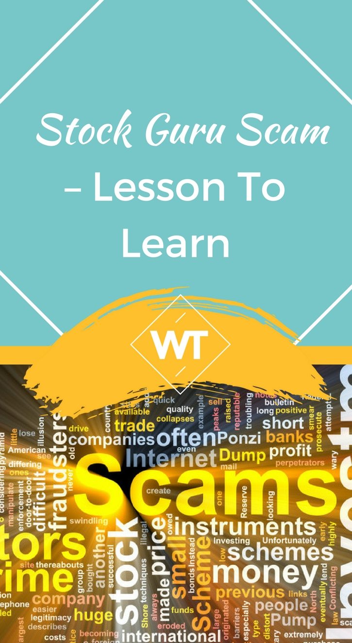 Stock Guru Scam – Lesson to Learn