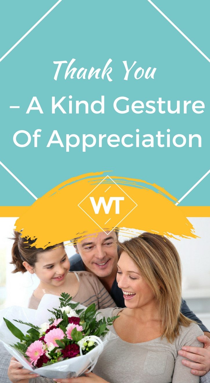 Thank You – A Kind Gesture of Appreciation
