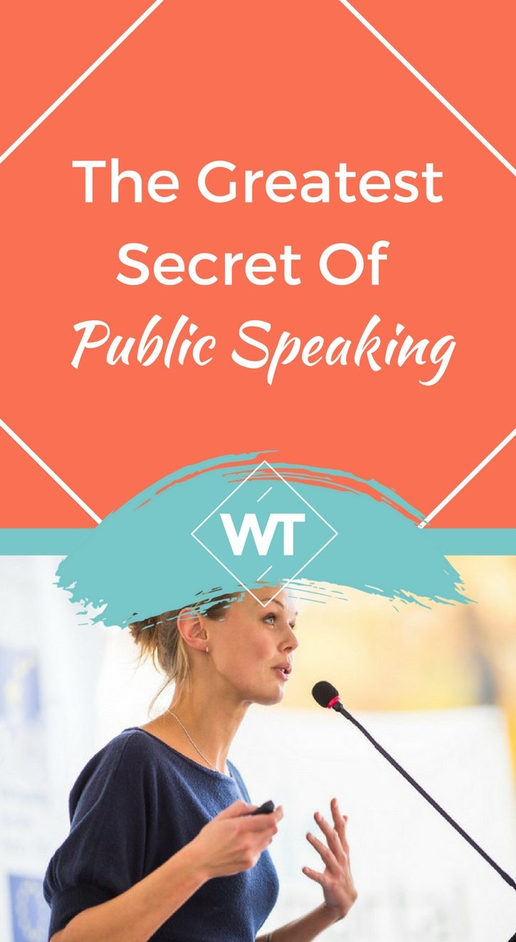 The Greatest Secret of Public Speaking