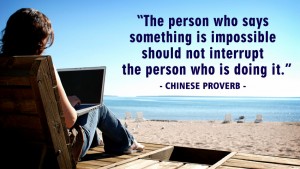 The person who says something