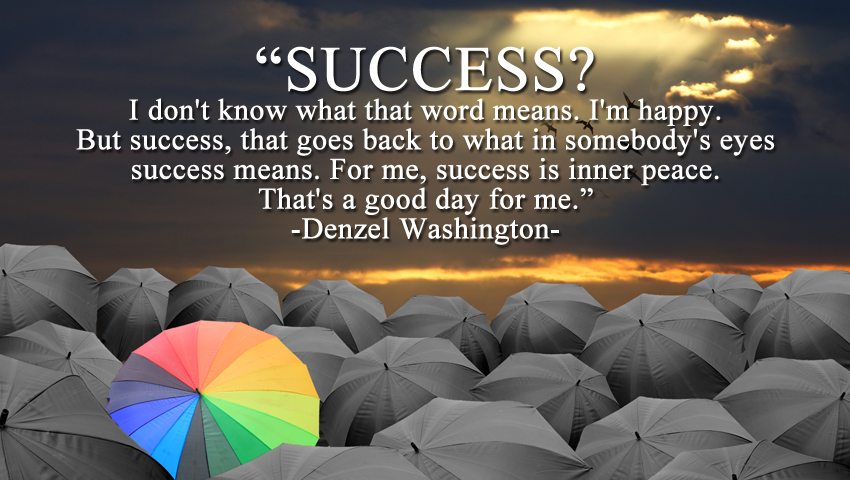 Success I dont know what that word