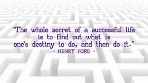 The whole secret of a successful