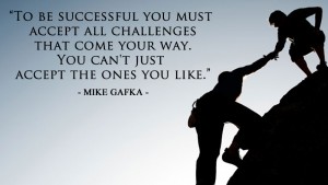 To be successful you must accept