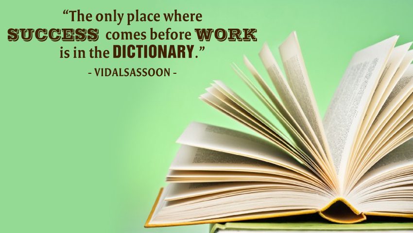 The only place where success