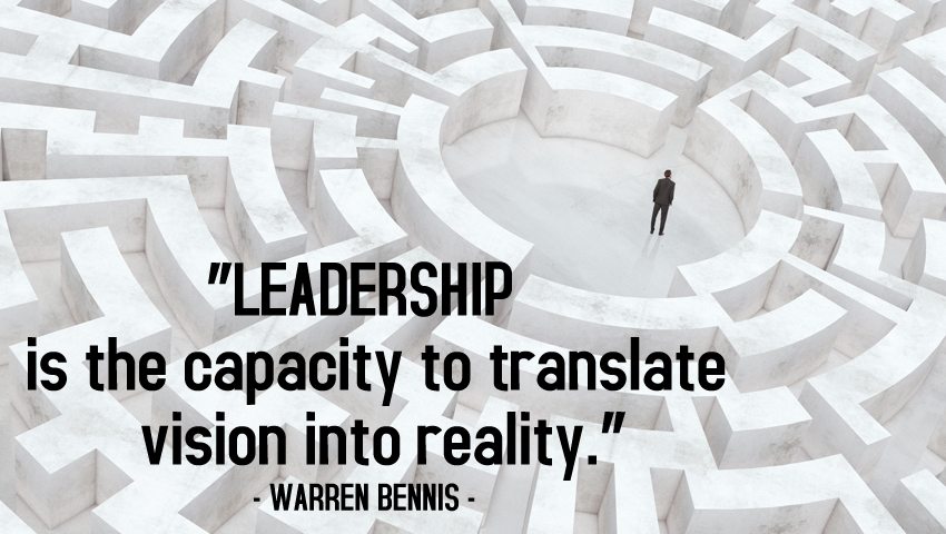 Leadership is the capacity to 