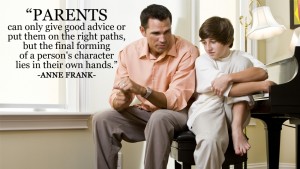 Parents can only give good 