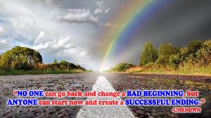 No one can go back and change