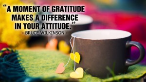 A moment of gratitude 