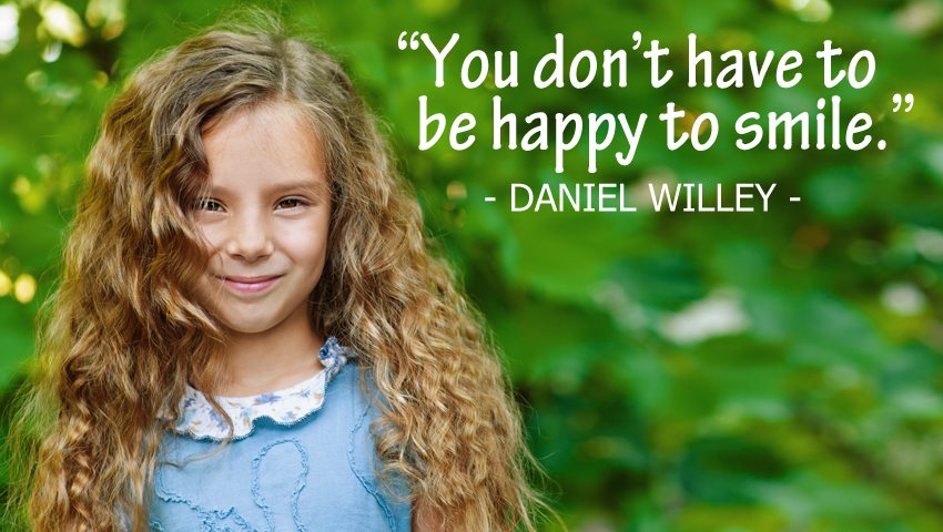 You dont have to be happy 