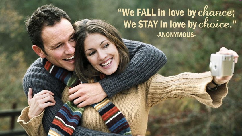 We fall in love by chance