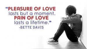 Pleasure of love lasts but a 