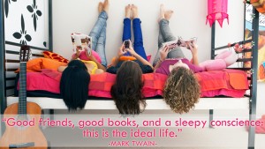 Good friends good books and 