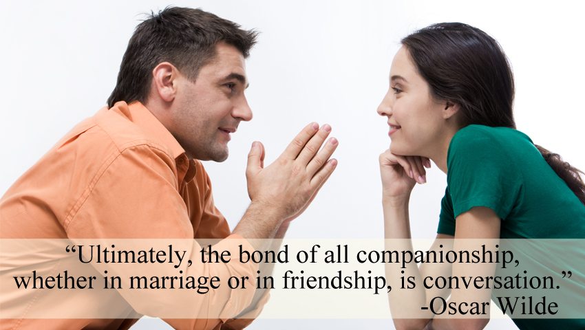 Ultimately the bond of all companionship