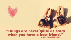 Things are never quite as scary 