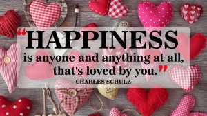 Happiness is anyone and anything 