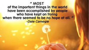 Most of the important things in the