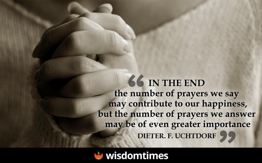 In the end the number of prayers