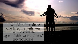 I would rather share one lifetime 