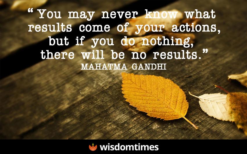 You may never know what 