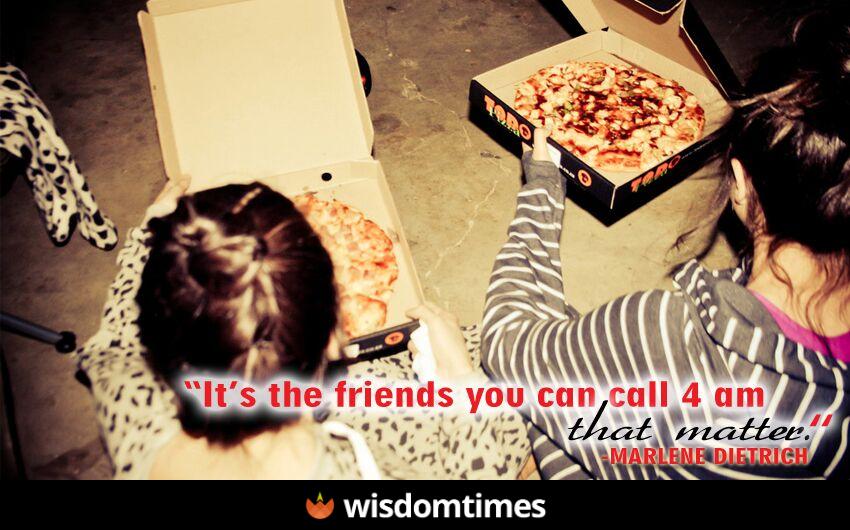 Its the friends you can call