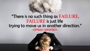 There is no such thing as failure