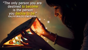 The only person you are 