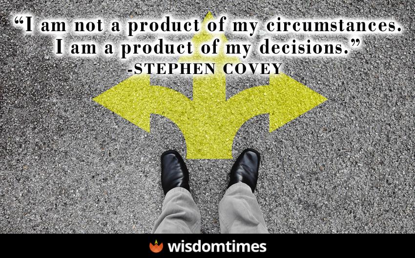 I am not a product of my circumstances