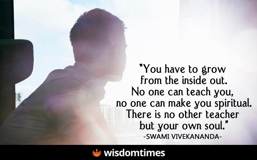 You have to grow from the 