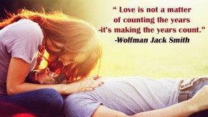 Love is not a matter of counting the 