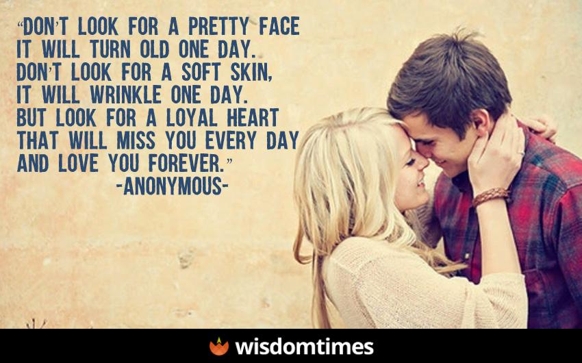 Dont look for a pretty face 