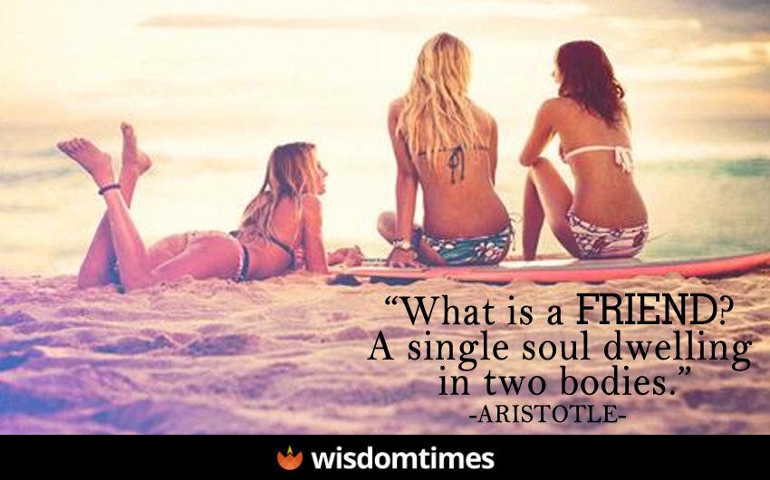 What is a friend A single soul