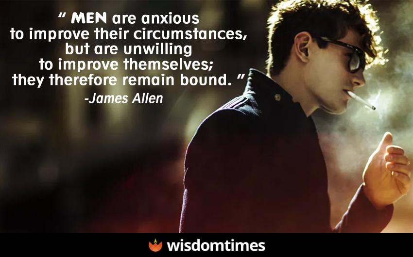 Men are anxious to improve their