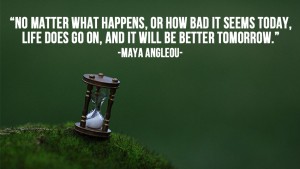 No matter what happens or how 