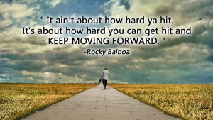 It aint about how hard ya hit Its 