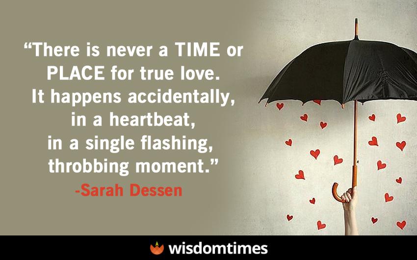 There is never a time or place for 