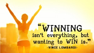 Winning isn't everything but wanting 