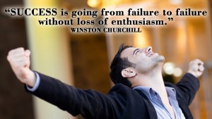 Success is going from failure 