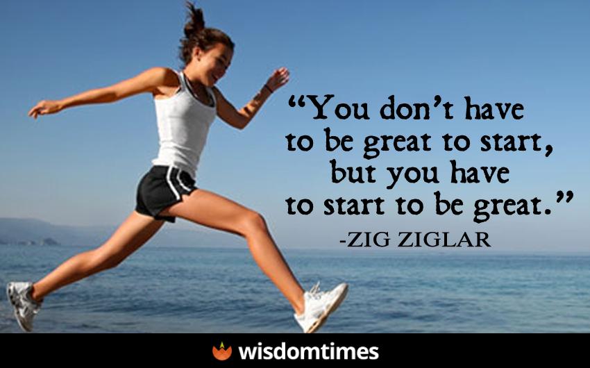 You dont have to be great to 